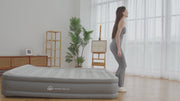 JUITOY air mattress setup and comfort demonstration video